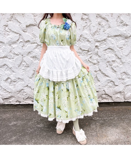 PINK HOUSE（ピンクハウス）の「あじさいモチーフソックス（ソックス/靴下・レディース・アイボリー/ピンク/ミント/ネイビー・フリー）」の13枚目の写真