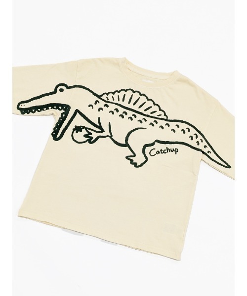 【レア】ハイスクールジャパンカップ　出場者限定　ロングTシャツ〈美品〉 Catchup】スピノサウルスロングTシャツ（Tシャツ/カットソー