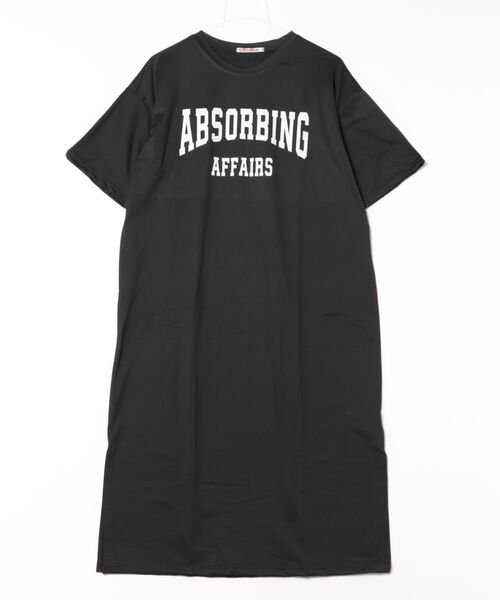 NinaetLina(ニナエリナ)の「Tシャツワンピース(ワンピース・レディース・ブラック/ホワイト/ピンク・FREE)」の6枚目の写真