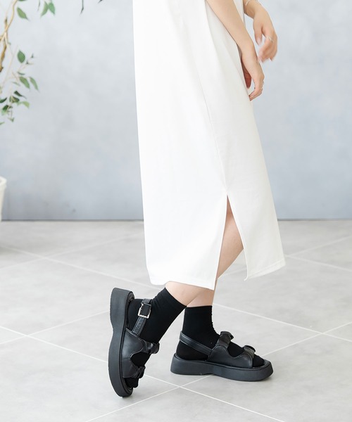 NinaetLina(ニナエリナ)の「Tシャツワンピース(ワンピース・レディース・ブラック/ホワイト/ピンク・FREE)」の19枚目の写真