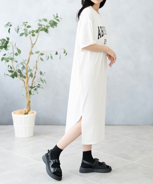 NinaetLina(ニナエリナ)の「Tシャツワンピース(ワンピース・レディース・ブラック/ホワイト/ピンク・FREE)」の20枚目の写真