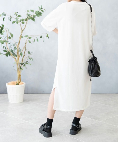 NinaetLina(ニナエリナ)の「Tシャツワンピース(ワンピース・レディース・ブラック/ホワイト/ピンク・FREE)」の21枚目の写真