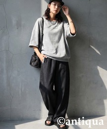 鳳凰刺繍テーパードパンツ