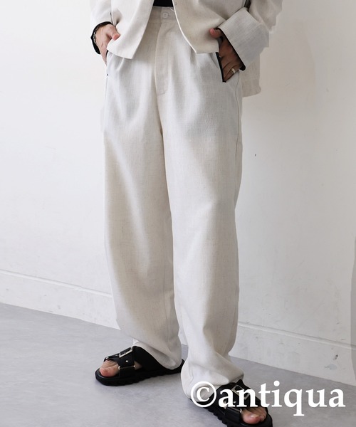 antiqua（アンティカ）の「鳳凰刺繍テーパードパンツ（その他パンツ・レディース・ブラック系その他/ホワイト系その他・MEDIUM/LARGE）」の11枚目の写真