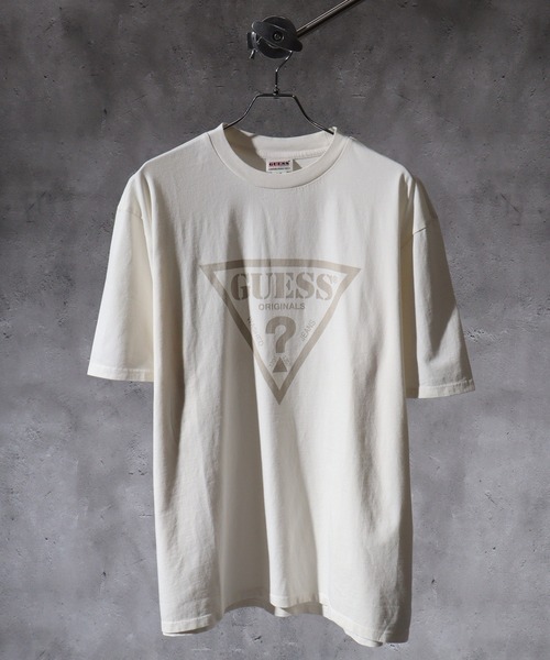 Guess(ゲス)の「GUESS GO VINTAGE TRIANGLE TEE Tシャツ(Tシャツ/カットソー・メンズ・ホワイト/スミクロ・M/XL/L)」の16枚目の写真