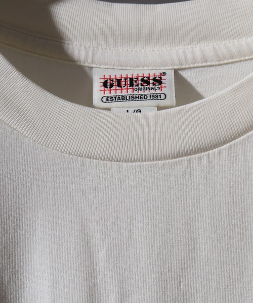 Guess(ゲス)の「GUESS GO VINTAGE TRIANGLE TEE Tシャツ(Tシャツ/カットソー・メンズ・ホワイト/スミクロ・M/XL/L)」の17枚目の写真
