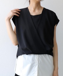 フレンチスリーブ カシュクールブラウス