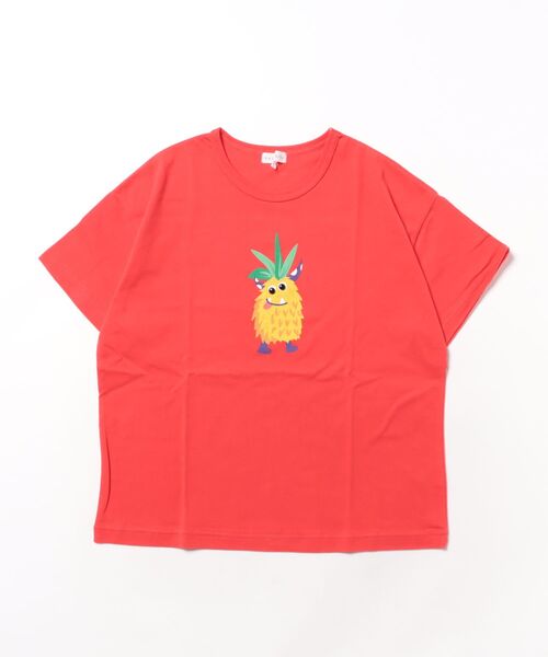 HAKKA KIDS（ハッカキッズ）の「[ジュニアサイズ]カラーパレットプリント接触冷感Tシャツ（Tシャツ/カットソー・キッズ・ブラック/ブルー/ホワイト/レッド/ピンク/イエロー・L）」の2枚目の写真