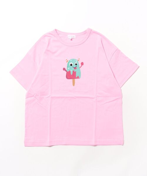 HAKKA KIDS（ハッカキッズ）の「[ジュニアサイズ]カラーパレットプリント接触冷感Tシャツ（Tシャツ/カットソー・キッズ・ブラック/ブルー/ホワイト/レッド/ピンク/イエロー・L）」の6枚目の写真