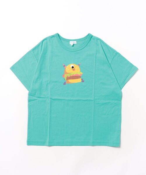 HAKKA KIDS（ハッカキッズ）の「[ジュニアサイズ]カラーパレットプリント接触冷感Tシャツ（Tシャツ/カットソー・キッズ・ブラック/ブルー/ホワイト/レッド/ピンク/イエロー・L）」の5枚目の写真