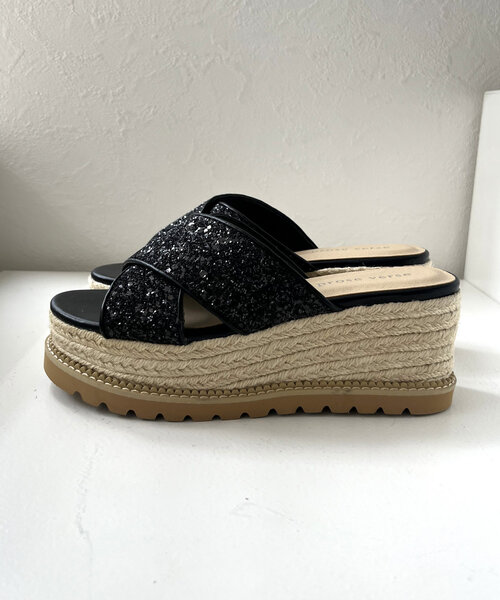 prose verse（プロズヴェール）の「ジュート厚底グリッターサンダル（サンダル・レディース・ブラック/シルバー・X-LARGE/LARGE/MEDIUM/SMALL）」の8枚目の写真