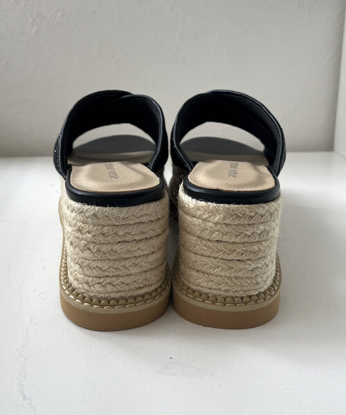 prose verse（プロズヴェール）の「ジュート厚底グリッターサンダル（サンダル・レディース・ブラック/シルバー・X-LARGE/LARGE/MEDIUM/SMALL）」の9枚目の写真