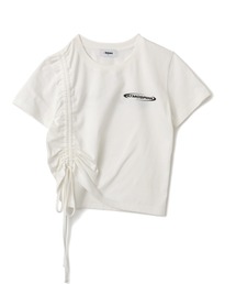 atmos pink | atmos pink Shirring Mini T-shirt / アトモス ピンク シャーリング ミニ ティシャツ(Tシャツ/カットソー)