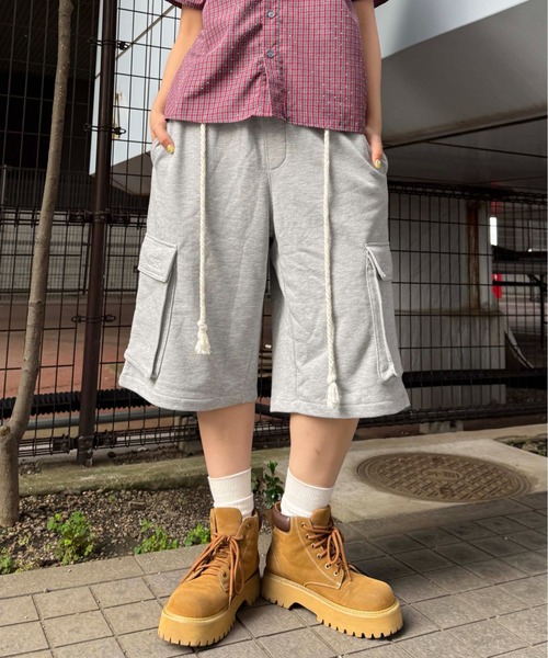 ハーフカーゴスウェットパンツ（スウェットパンツ）｜sedacle