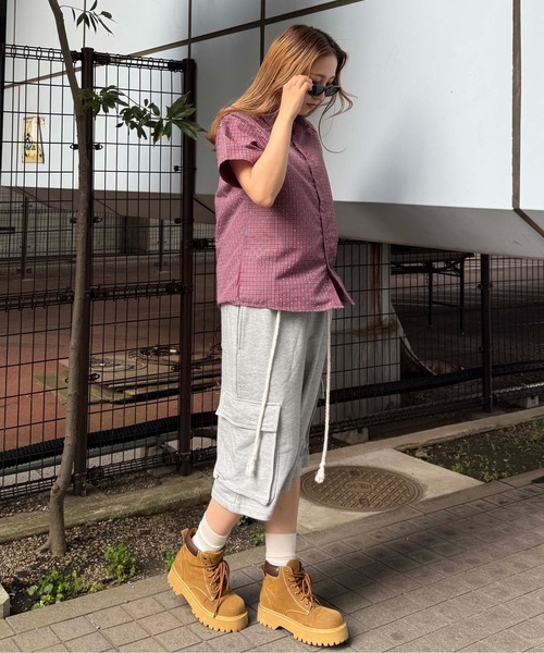 ハーフカーゴスウェットパンツ（スウェットパンツ）｜sedacle