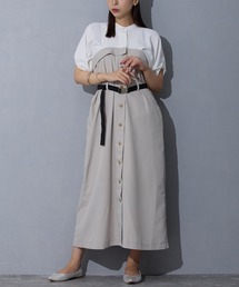 NICOLE white（ニコルホワイト）の「ドッキングワンピース（ワンピース）」