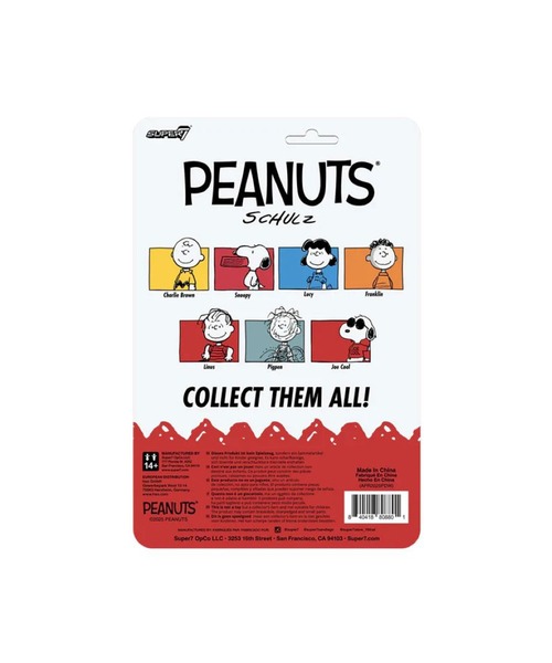 Super7 PEANUTS スーパー7 ピーナッツ リアクションフィギア W08