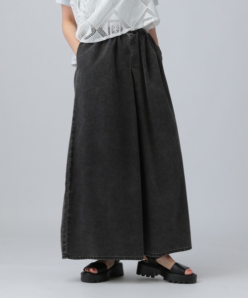 LEPSIM(レプシィム)の「デニムイージーパンツ 290488(デニムパンツ・レディース・チャコールグレー/ブルー/ネイビー・FREE)」の4枚目の写真