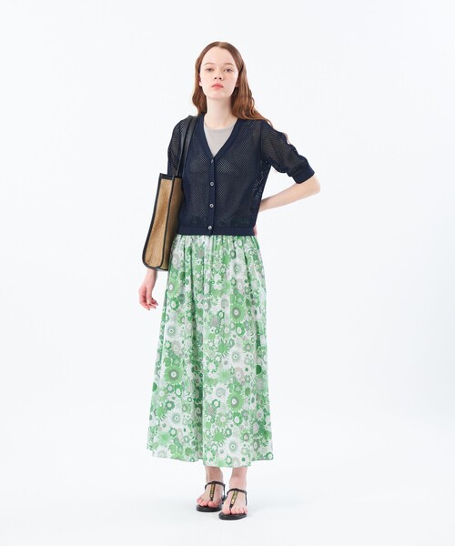 MACKINTOSH PHILOSOPHY(マッキントッシュ フィロソフィー)の「ロゴ刺しゅうサマートート(トートバッグ・レディース・ベージュ/チャコールグレー・FREE)」の6枚目の写真