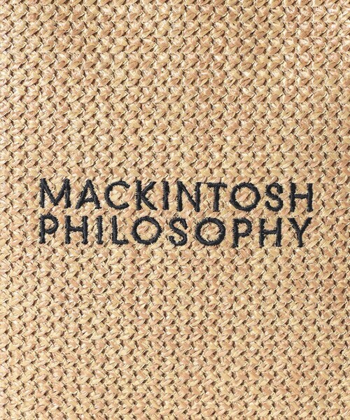 MACKINTOSH PHILOSOPHY(マッキントッシュ フィロソフィー)の「ロゴ刺しゅうサマートート(トートバッグ・レディース・ベージュ/チャコールグレー・FREE)」の12枚目の写真