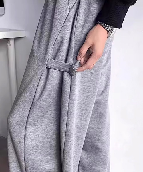 BARELY BLUE（ベアリーブルー）の「【 BARELY BLUE / ベアリーブルー 】 ルーズ シルエット スウェット パンツ / UNISEX（スウェットパンツ・メンズ・ブラック/グレー・MEDIUM/LARGE）」の7枚目の写真