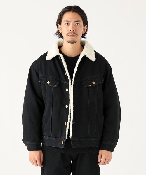 別注】Lee / ブラック デニム ストームライダー（ブルゾン）｜Lee