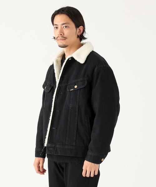 Lee（リー）の「【別注】Lee  / ブラック デニム ストームライダー（ブルゾン・メンズ・ブラック・XL/L/M/S）」の3枚目の写真