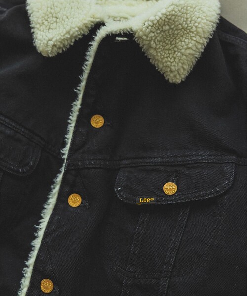 Lee（リー）の「【別注】Lee  / ブラック デニム ストームライダー（ブルゾン・メンズ・ブラック・XL/L/M/S）」の6枚目の写真