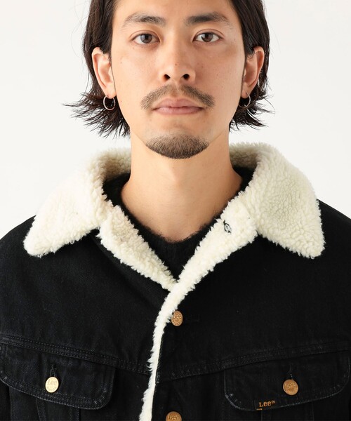 Lee（リー）の「【別注】Lee  / ブラック デニム ストームライダー（ブルゾン・メンズ・ブラック・XL/L/M/S）」の9枚目の写真