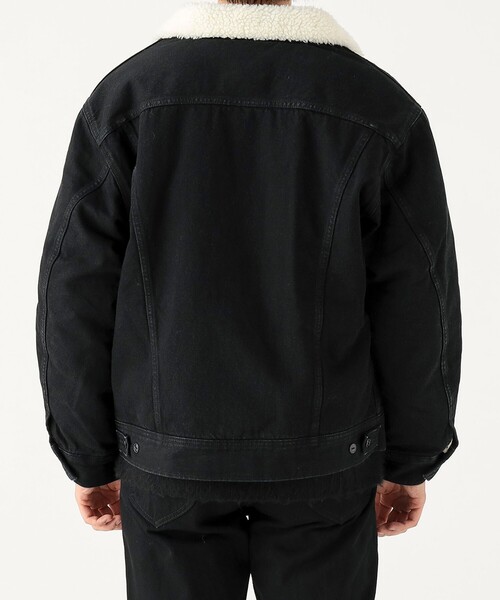 Lee（リー）の「【別注】Lee  / ブラック デニム ストームライダー（ブルゾン・メンズ・ブラック・XL/L/M/S）」の14枚目の写真