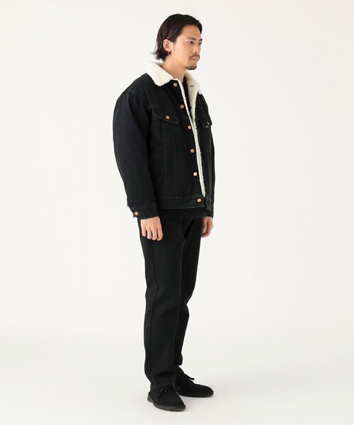 Lee（リー）の「【別注】Lee  / ブラック デニム ストームライダー（ブルゾン・メンズ・ブラック・XL/L/M/S）」の15枚目の写真