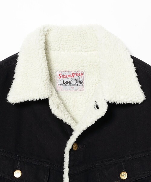 Lee（リー）の「【別注】Lee  / ブラック デニム ストームライダー（ブルゾン・メンズ・ブラック・XL/L/M/S）」の17枚目の写真