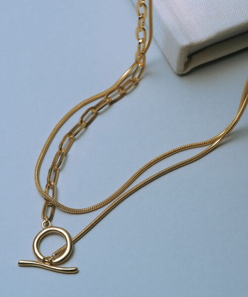 by Preek（バイプリーク）の「＜by Preek＞チェーン ネックレス -3WAY-（ネックレス・レディース・シルバー/ゴールド・FREE）」の2枚目の写真