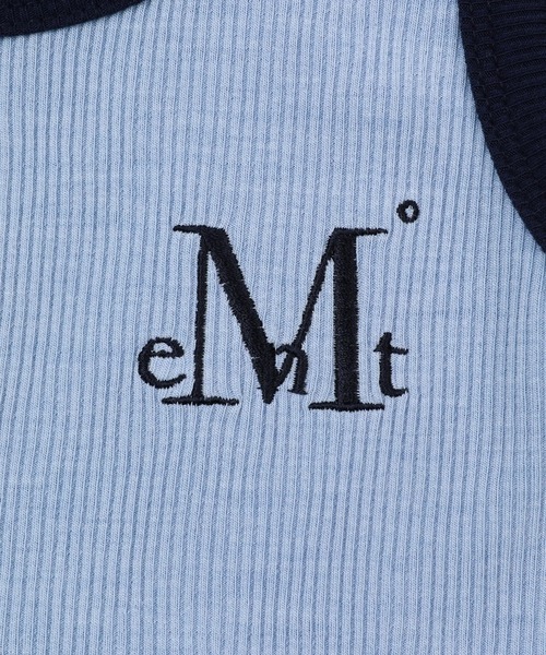 タンクトップ ノースリーブ 「日本未発売/WEB限定」MUCENT(ムセント)/配色 ボタン リブ タンクトップ/COLOR-POP BUTTON C セール】【日本未発売/WEB限定】MUCENT(ムセント)/配色 ボタン