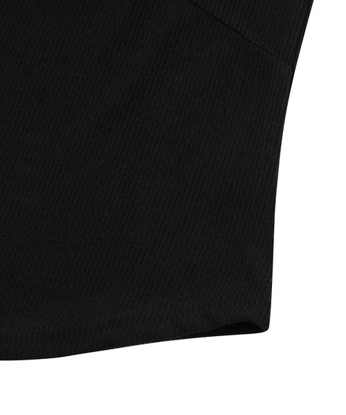 MUCENT（ムセント）の「【日本未発売/WEB限定】MUCENT(ムセント)/配色 ボタン リブ タンクトップ/COLOR-POP BUTTON CROP SLEEVELESS（タンクトップ・レディース・グレー/ブラック/カーキ/サックスブルー/ブラウン/ピンク・FREE）」の22枚目の写真