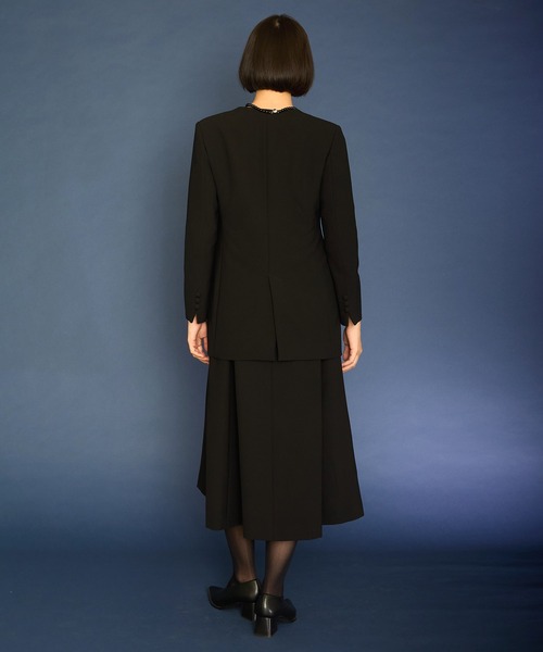 Ranerrh(ラネリ)の「フォーマルミニマルドレス【喪服・礼服】【入卒式・結婚式】【セットアップ展開有】【正喪服】【春秋冬用】【入学式・卒業式】(ワンピース・レディース・ブラック・38)」の16枚目の写真