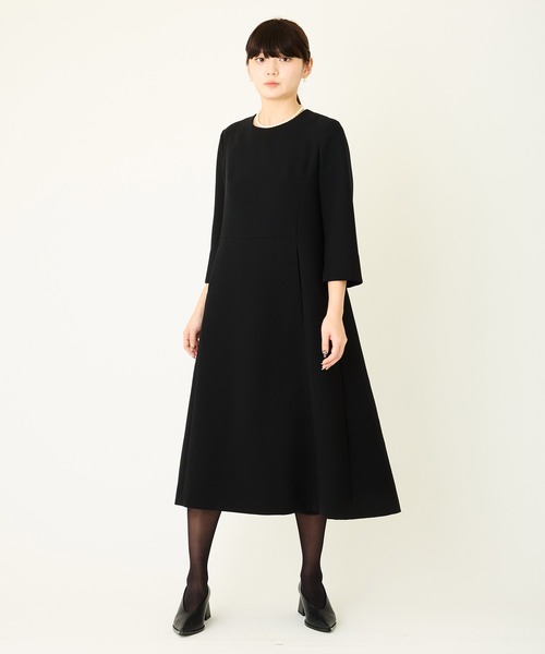 Ranerrh(ラネリ)の「フォーマルミニマルドレス【喪服・礼服】【入卒式・結婚式】【セットアップ展開有】【正喪服】【春秋冬用】【入学式・卒業式】(ワンピース・レディース・ブラック・38)」の21枚目の写真