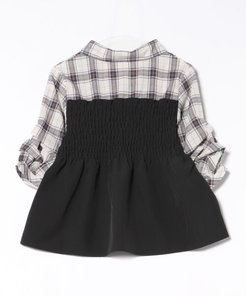 GORGE（ゴージ）の「《シャーリング×フェイクレイヤード》レディース ドッキングシャツ ブラウス風 春秋（シャツ/ブラウス・レディース・その他5/アイボリー系/レッド/オフホワイト/ブルー・F）」の19枚目の写真