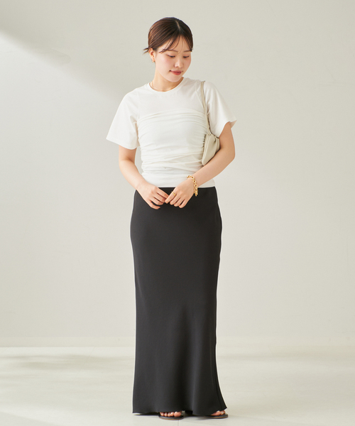 ＊今期＊Plage ギャザー ビスチェTEE ギャザー ビスチェTEE（Tシャツ／カットソー）｜Plage