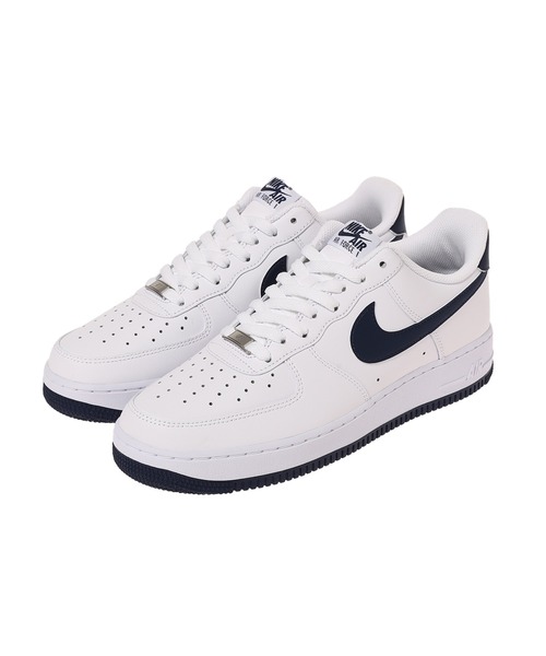 Nike ホワイト ネイビー スニーカー　24㎝　2足　1足売り可 エア フォース 1 日本未発売 NIKE AIR FORCE '07 