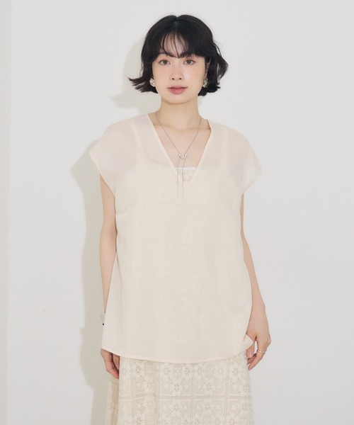 KATHARINE ROSS（キャサリンロス）の「【KATHARINE ROSS】トップス×レースキャミワンピース SET（ワンピース・レディース・ブラック/アイボリー・MEDIUM）」の22枚目の写真