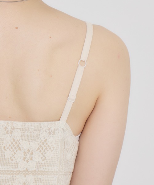 KATHARINE ROSS（キャサリンロス）の「【KATHARINE ROSS】トップス×レースキャミワンピース SET（ワンピース・レディース・ブラック/アイボリー・MEDIUM）」の8枚目の写真