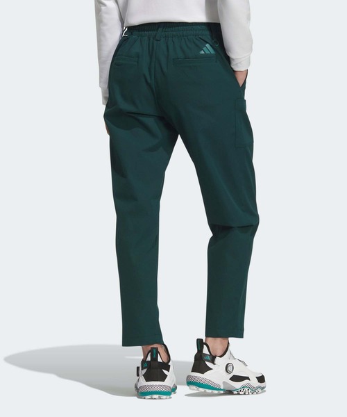サイズ：79 ADIDAS GOLF アディダスゴルフ 2025年モデル オリジナルスゴルフ 撥水 ツイストウィーブ アンクルパンツ スリーストライプ ベージュ系 [240101500936] ゴルフウェア メンズ ストスト オリジナルスゴルフ ツイストウィーブ 撥水 スリーストライプス