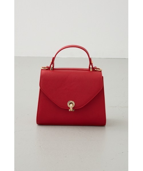 AZUL by moussy（アズールバイマウジー）の「リングターンロックミニハンドバッグ（ショルダーバッグ・レディース・ブラック/レッド/シルバー系その他・FREE）」の3枚目の写真