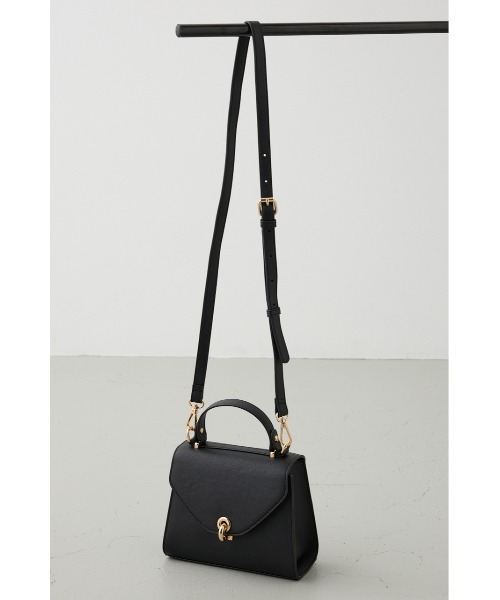AZUL by moussy（アズールバイマウジー）の「リングターンロックミニハンドバッグ（ショルダーバッグ・レディース・ブラック/レッド/シルバー系その他・FREE）」の10枚目の写真