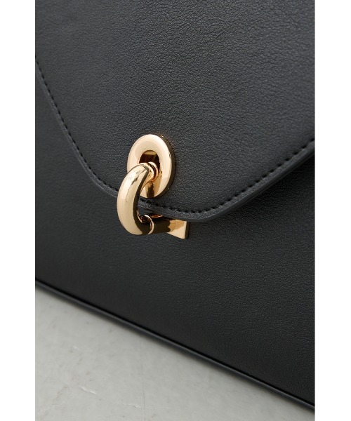 AZUL by moussy（アズールバイマウジー）の「リングターンロックミニハンドバッグ（ショルダーバッグ・レディース・ブラック/レッド/シルバー系その他・FREE）」の11枚目の写真
