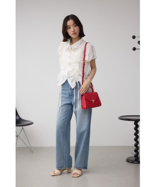 AZUL by moussy（アズールバイマウジー）の「リングターンロックミニハンドバッグ（ショルダーバッグ・レディース・ブラック/レッド/シルバー系その他・FREE）」の16枚目の写真