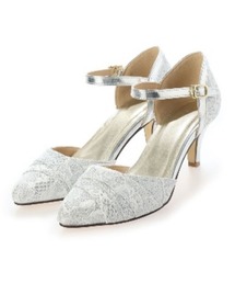 Cupid Heart（キューピッドハート）の「【Cupid Heart】結婚式用！レース切り替えパンプス（パンプス）」