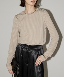 ワイドリブロングスリーブTシャツ