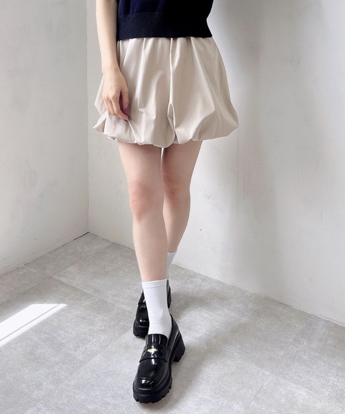 INGNI（イング）の「バルーンミニスカパン（スカート・レディース・ベージュ/グレー系6/ブラック/ブラウン系その他2・FREE）」の18枚目の写真